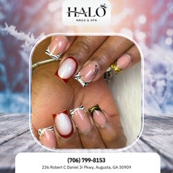 Halo Nails & Spa - Let your hands do the talking. This design adds a quiet touch of elegance.