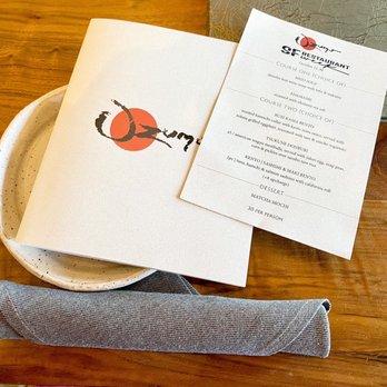 Ozumo - 10/26/2022: SF Restaurant Week Menu - Sushi Bars Near Me - San Francisco, California Ozumo - 10/26/2022: SF Restaurant Week Menu - Sushi Bars Near Me - San Francisco, California