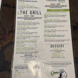 Menu side #1 Menu side #1