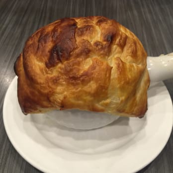 Blue Ocean Cafe - Lobster seafood bisque with puff pastry..only delicious thing I found there - Chinese Near Me - Markham, Ontario