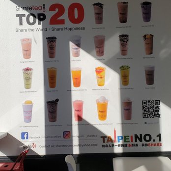 Sharetea - Top 20 Drinks - Coffee & Tea Near Me - Concord, California