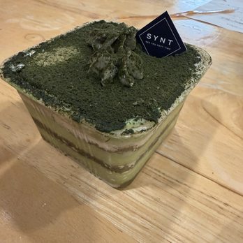 SYNT Coffee - [Ceremonial] Matcha Tiramisu Cake - Coffee & Tea Near Me - Los Angeles, California