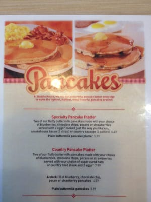 Menu photo 3 Huddle House Thibodaux, LA
