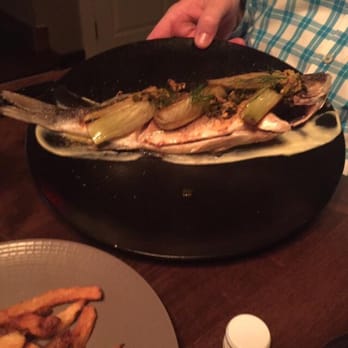 Millwright's - SEA BASS whole roasted, mussel salsa verde, fennel - New American Near Me - Simsbury, Connecticut Millwright's - SEA BASS whole roasted, mussel salsa verde, fennel - New American Near Me - Simsbury, Connecticut