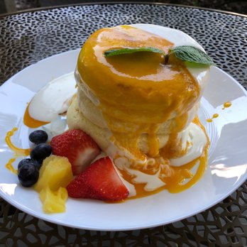 Motto Tea Cafe - Japanese mango fluffy pancakes - Desserts Near Me - Pasadena, California Motto Tea Cafe - Japanese mango fluffy pancakes - Desserts Near Me - Pasadena, California