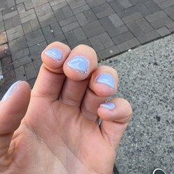 Nails By Sue - How can you let a customer pay $68 dollars plus tip with glue all under my nails ? Sheeeeesh