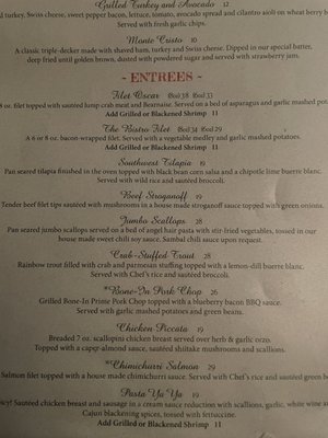 Menu photo 4 The Bistro At Seville Tulsa, OK