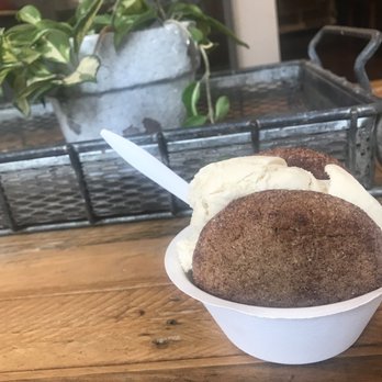 Heritage Creamery - Snicker doodle cookies with cinnamon ice cream. - Ice Cream & Frozen Yogurt Near Me - Waco, Texas Heritage Creamery - Snicker doodle cookies with cinnamon ice cream. - Ice Cream & Frozen Yogurt Near Me - Waco, Texas