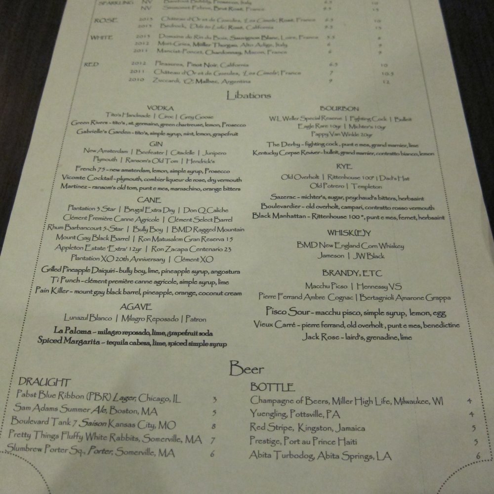 Menu Menu