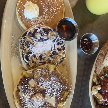 Snooze, an A.M. Eatery - Flight of pancakes - Breakfast & Brunch Near Me - Tucson, Arizona