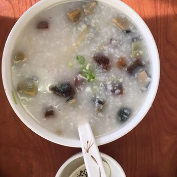 J.J. Chen's Eatery - Congee with eggs only - Dim Sum Near Me - West Allis, Wisconsin J.J. Chen's Eatery - Congee with eggs only - Dim Sum Near Me - West Allis, Wisconsin