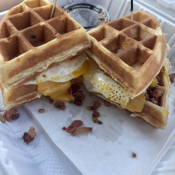 Hybrid Coffee & Kitchen - Belgium Bacon, Egg & Cheese - Coffee & Tea Near Me - Jersey City, New Jersey Hybrid Coffee & Kitchen - Belgium Bacon, Egg & Cheese - Coffee & Tea Near Me - Jersey City, New Jersey