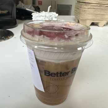Better Buzz Coffee Fashion Valley - Blueberry Pancake Cold Foam Cold Brew - Coffee & Tea Near Me - San Diego, California Better Buzz Coffee Fashion Valley - Blueberry Pancake Cold Foam Cold Brew - Coffee & Tea Near Me - San Diego, California