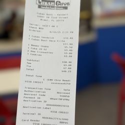 Cuban Guys - Kendall - Prices were very reasonable