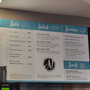 Nanou Las Olas - Menu - Bakeries Near Me - Fort Lauderdale, Florida Nanou Las Olas - Menu - Bakeries Near Me - Fort Lauderdale, Florida