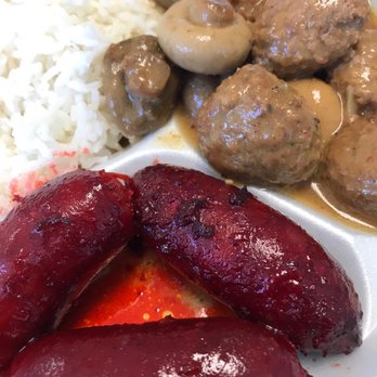 Lasang Pinas - 2-item combo: longanisa + meatballs w/ mushrooms - Filipino Near Me - Canoga Park, California Lasang Pinas - 2-item combo: longanisa + meatballs w/ mushrooms - Filipino Near Me - Canoga Park, California