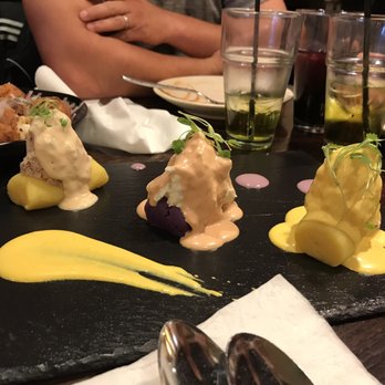 Picca Pollo A La Brasa - Causa sampler - Peruvian Near Me - Germantown, Maryland Picca Pollo A La Brasa - Causa sampler - Peruvian Near Me - Germantown, Maryland