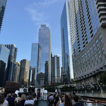Chicago Architecture Center - View from the rear of the upper deck - Historical Tours Near Me - Chicago, Illinois