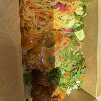 Ekiben - Crispy chicken bowl - Asian Fusion Near Me - Baltimore, Maryland