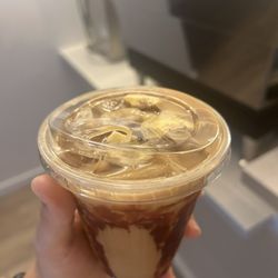 Above GRND Coffee - Banana milk latte