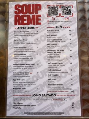 Menu photo 5 Soupreme Noodle Whittier, CA