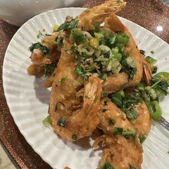 Kim Tar Seafood Restaurant - 67. Shrimp with Salt & Pepper / 椒鹽中蝦 / Tôm Rang Muối - Seafood Near Me - Monterey Park, California