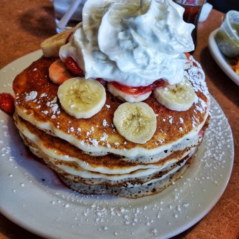 Ely’s Restaurant - $5 strawberry banana pancakes, yum. - Breakfast & Brunch Near Me - Henderson, Nevada Ely’s Restaurant - $5 strawberry banana pancakes, yum. - Breakfast & Brunch Near Me - Henderson, Nevada