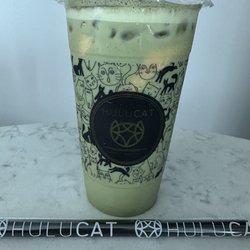 Hulucat Tea House - Matcha w/ Pudding