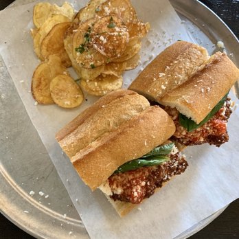 Reilly Craft Pizza and Drink - Chicken Parm Sandwich - Italian Near Me - Tucson, Arizona Reilly Craft Pizza and Drink - Chicken Parm Sandwich - Italian Near Me - Tucson, Arizona