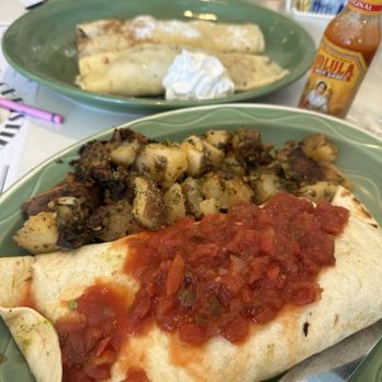Christie's - Breakfast burrito with home fries. Best in town - Breakfast & Brunch Near Me - Burlingame, California