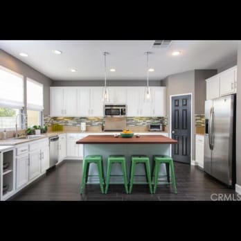 Wall Works - Kitchen cabinetry in white lacquer. - Painters Near Me - Murrieta, California