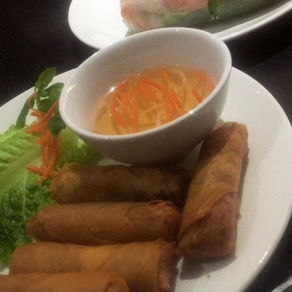 Pho Saigon Bay - Egg rolls n shrimp roll ! I get this all the time !! - Vietnamese Near Me - Stockton, California Pho Saigon Bay - Egg rolls n shrimp roll ! I get this all the time !! - Vietnamese Near Me - Stockton, California