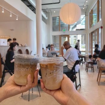 Aroom Coffee - sesame latte and bac siu - Coffee & Tea Near Me - Seattle, Washington