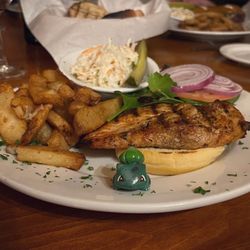 Mon Village Restaurant - Bulbasaur and the grilled chicken sandwich