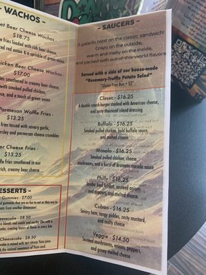Menu photo 6 The Moonridge Room Big Bear Lake, CA