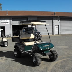Wine Country Golf Cars - 2005 Solar charging Club Car with Jake's Lift Kit. 48V