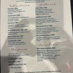 Food Menu