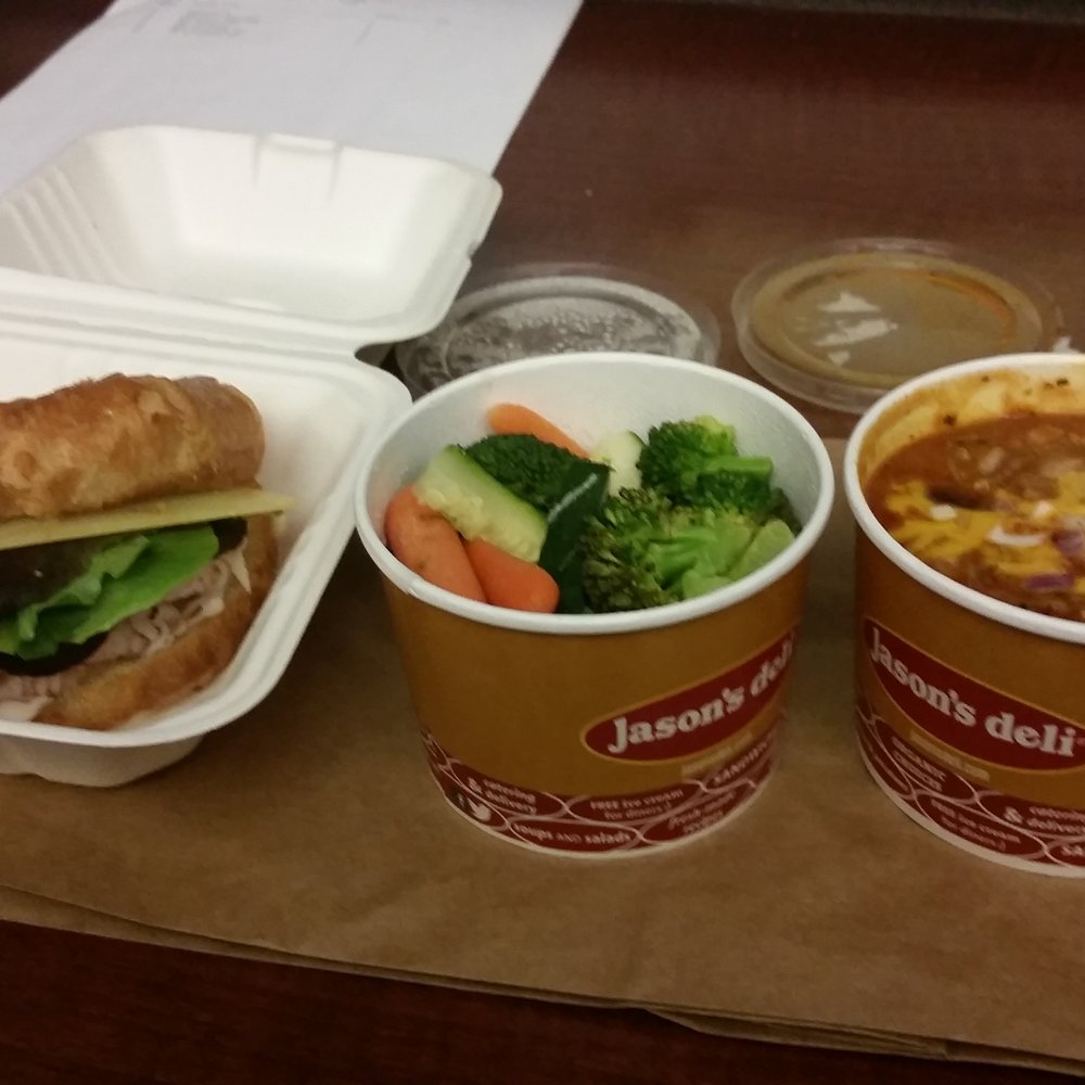 Jason's Deli - Half California, steamed veggies, chicken chili. - Delis Near Me - Columbia, Maryland Jason's Deli - Half California, steamed veggies, chicken chili. - Delis Near Me - Columbia, Maryland