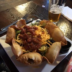 Buffalo's Best Grill - Taco Salad with salsa