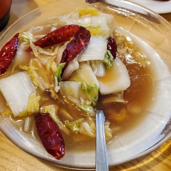 Southern Mini Town - Napa Cabbage in a vinegar sauce, my first time trying a vegetable dish made with Chinese vinegar, it was delicious. - Chinese Near Me - San Gabriel, California Southern Mini Town - Napa Cabbage in a vinegar sauce, my first time trying a vegetable dish made with Chinese vinegar, it was delicious. - Chinese Near Me - San Gabriel, California