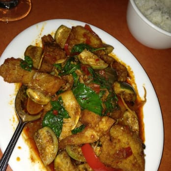 SriPraPhai Thai Restaurant - Eggplant and fish dish...... nothing amazing - Thai Near Me - Woodside, New York SriPraPhai Thai Restaurant - Eggplant and fish dish...... nothing amazing - Thai Near Me - Woodside, New York
