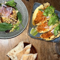 Chaka Khan - Vegan friendly! Moroccan salad and carrot tacos