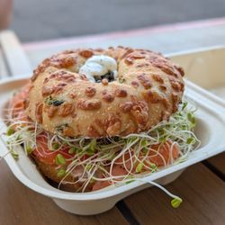 Cinnamon Roll Place - Salmon Bagel
