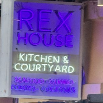 Rex House Kitchen & Courtyard - Front Sign - Cajun/Creole Near Me - New Orleans, Louisiana