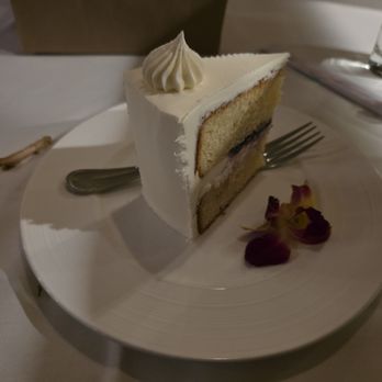 Bass Street Chop House - Raspberry-blueberry cake - Steakhouses Near Me - Moline, Illinois Bass Street Chop House - Raspberry-blueberry cake - Steakhouses Near Me - Moline, Illinois
