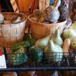 Northwoods Orchard - Cart of gourds
