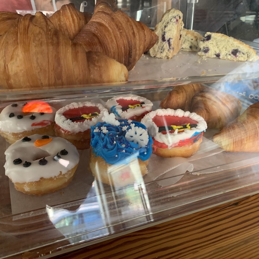 Cup to Cup Cafe - Fun Xmas donuts - Coffee & Tea Near Me - Savannah, Georgia
