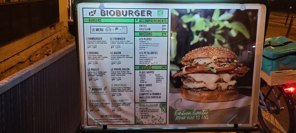 Menu photo 1 Bioburger Paris, 75