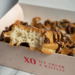 XO Ice Cream & Waffles - Fresh fluffy waffle