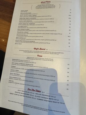 Menu photo 1 North Italia Irvine, CA